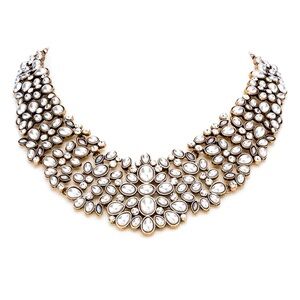 Bauble Bar Kew Crystal Collar necklace NWOT